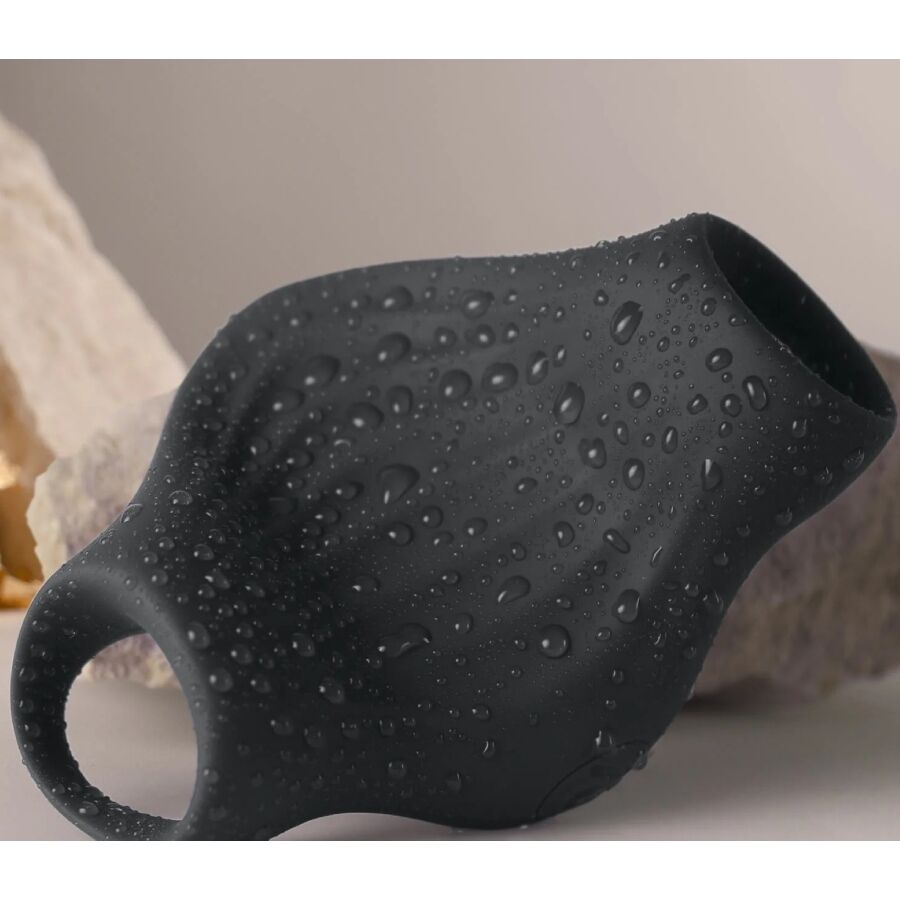 ROCKS-OFF - BLACK PALM FLEXIBLE VIBRATOR MASTURBATOR