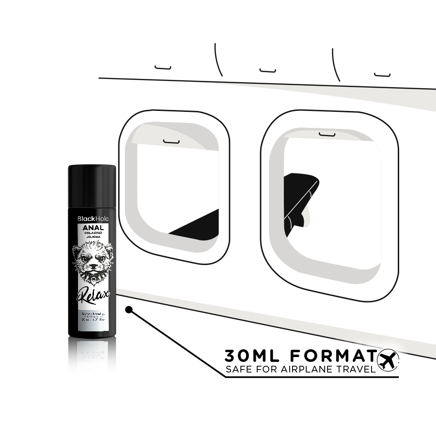 BLACK HOLE - ANAL RELAXANT JOJOBA RELAX SILICONE BASE 30 ML