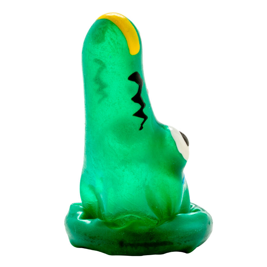 CONDOMERIE - HAND-PAINTED FANCY CONDOMS CROCODILE DESIGN 1