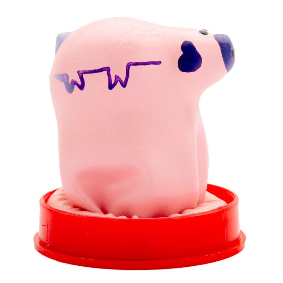 CONDOMERIE - HAND-PAINTED NOVELTY CONDOMS LITTLE PIG