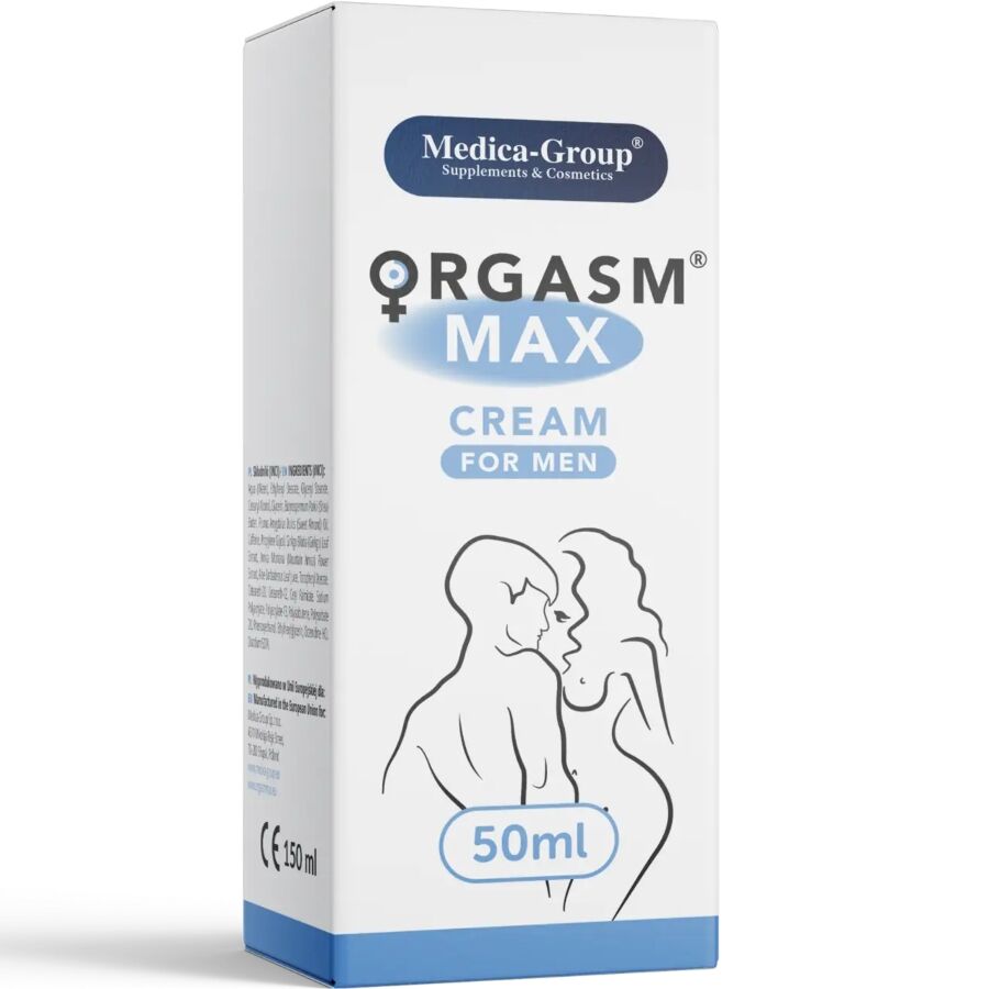 Crème Stimulante Intime Orgasm Max pour Hommes 50 ml - Medica Group