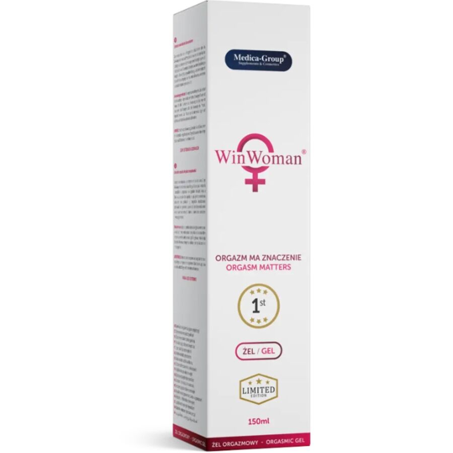 Gel Stimulant Intime Féminin WinWoman Caféine Ginseng 150 ml - Medica Group