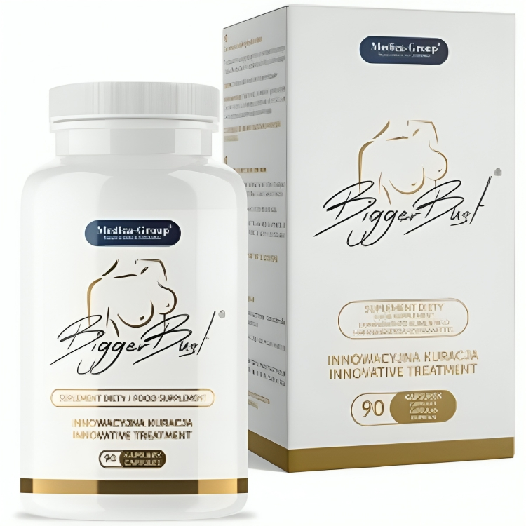Complément Alimentaire Fermeté Poitrine Bigger Bust 90 Capsules - Medica Group