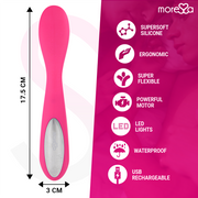 MORESSA - DRUSO RECHARGEABLE EN SILICONE PREMIUM