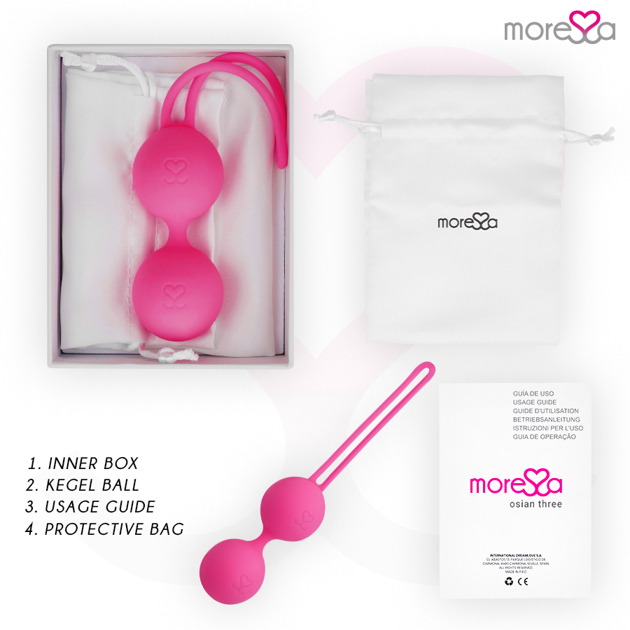 MORESSA - OSIAN THREE PREMIUM PINK SILICONE