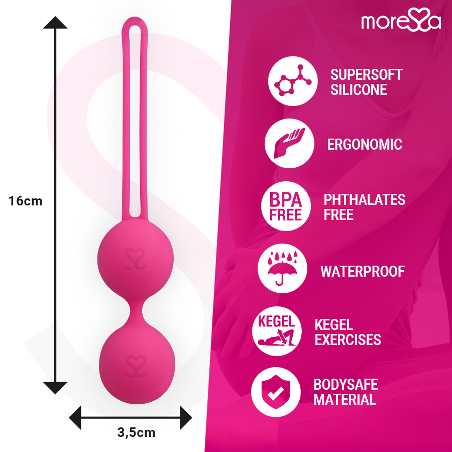 MORESSA - OSIAN TWO SILICONE PREMIUM PINK