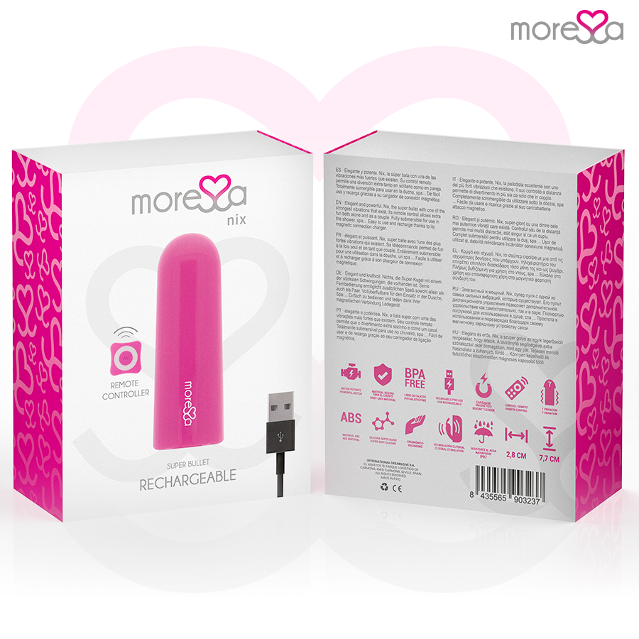 Nix remote control vibrator pink