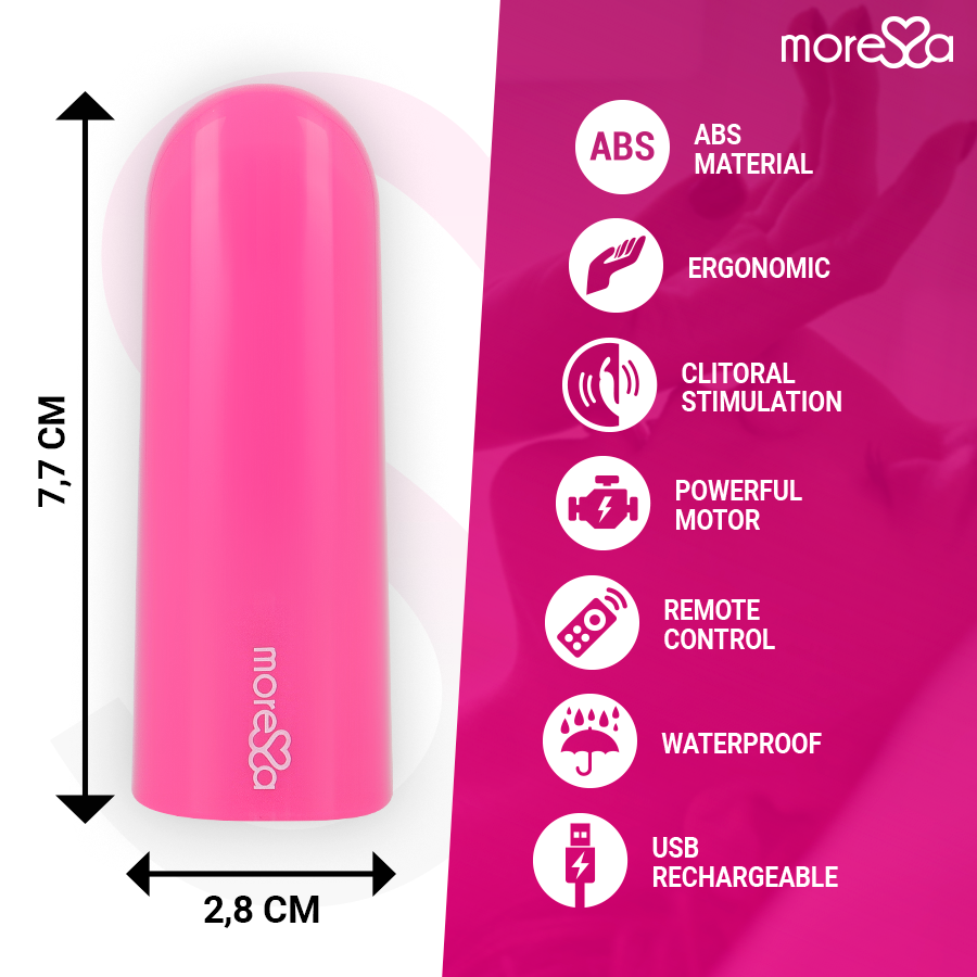 Nix remote control vibrator pink
