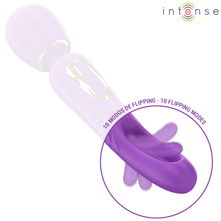 INTENSE - CHRISTY VIBRATING WAND WITH SPINNING TONGUE