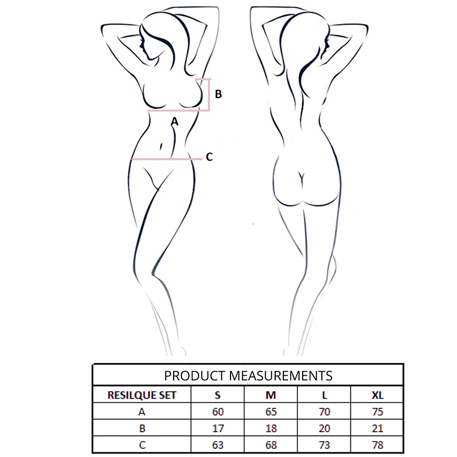 PASSION - RESILQUE TOMATO RED BRA + THONG SET S/M