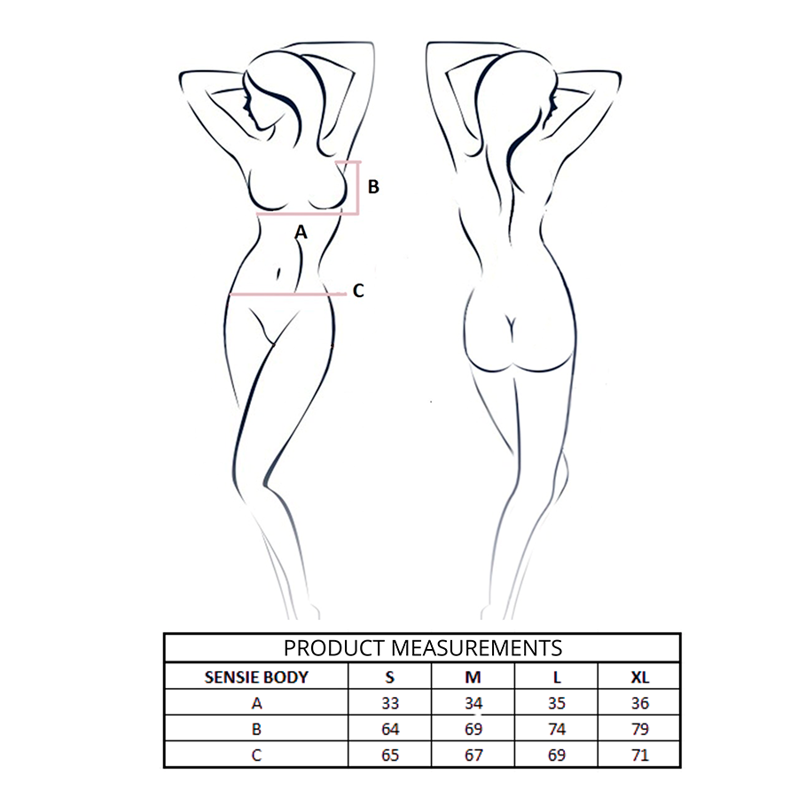 PASSION - SENSIE BODY STYLE NAVY BLUE L/XL