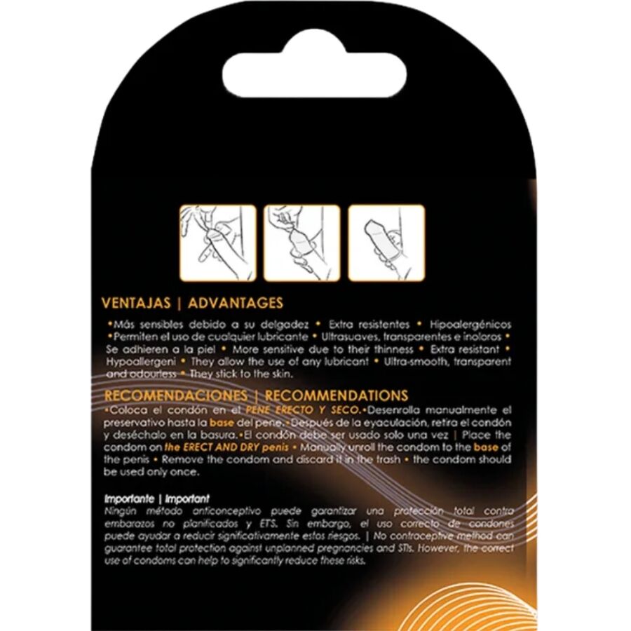 UNIQ - CLASSIC LATEX-FREE CONDOMS 3 PACK