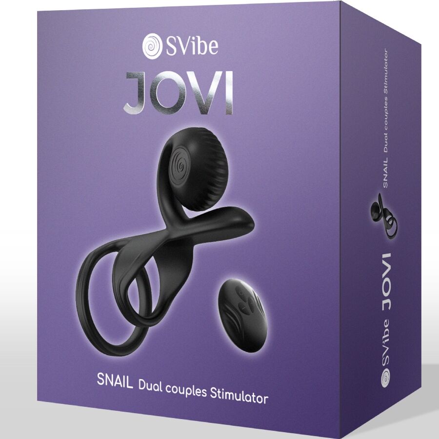 SNAIL VIBE - JOVI COUPLES RING WITH BLACK REMOTE CONTROL
