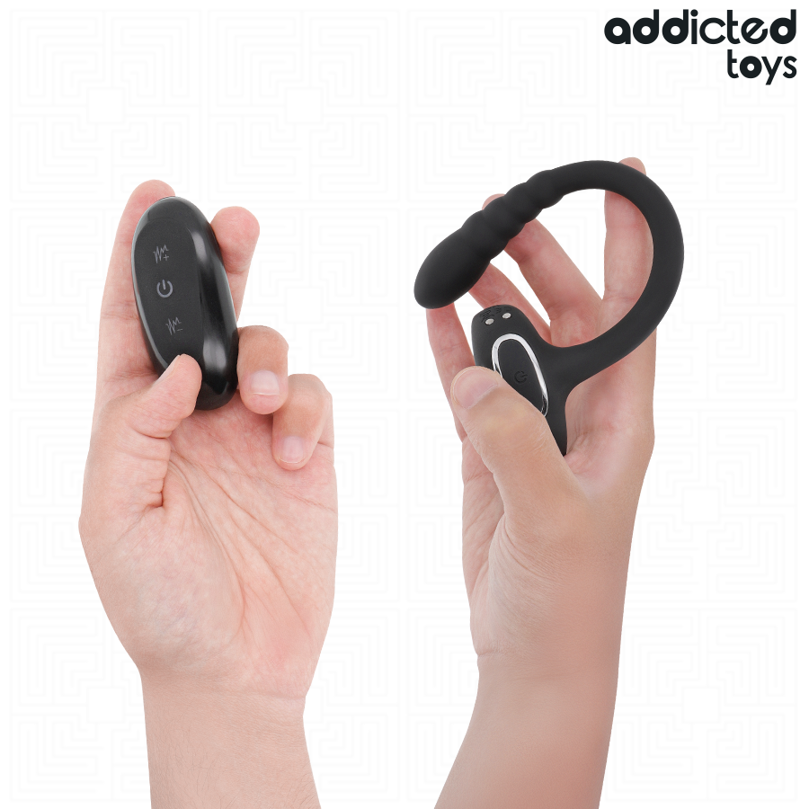 ADDICTED TOYS - VIBRATING PENIS RING FOR P-SPOT WITH REMOTE CONTROL