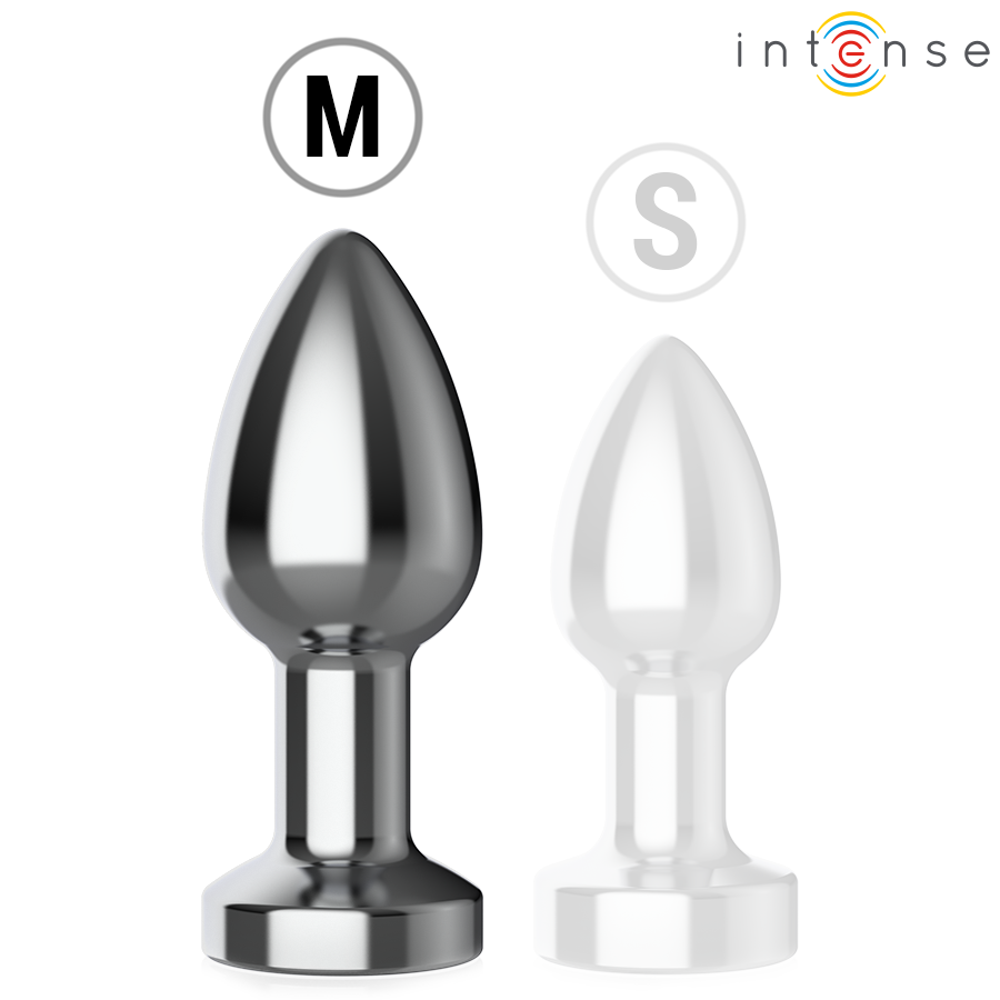 Plug Anal Vibrant Métal LED Télécommande - Chauffant - Intense