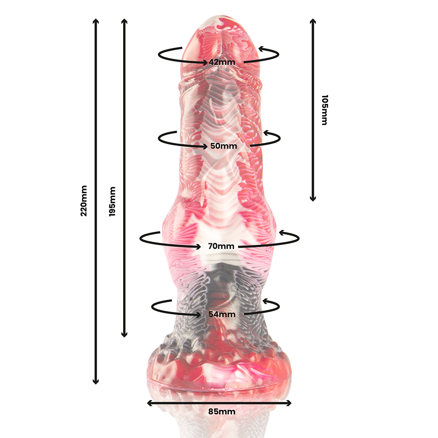 EPIC - HELIOS DILDO WITH HEAT AND TESTICLE ECSTASY