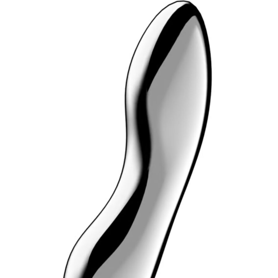 SATISFYER - COSMIC CREST 2 DOUBLE STAINLESS STEEL DILDO