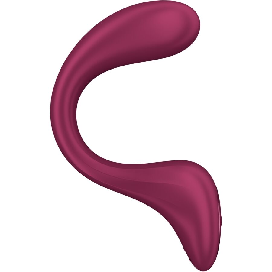 SATISFYER - G FOR GODDESS 2 BOTTLE VIBRATOR RABBIT BURGUNDY