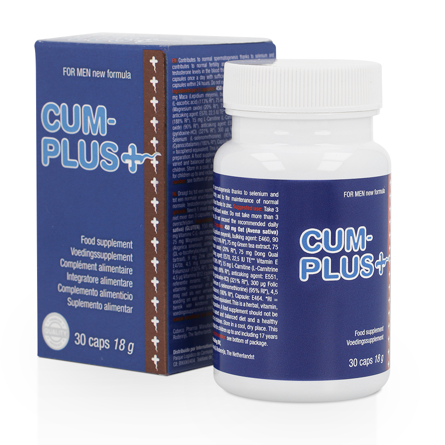 Complément Fertilité Masculine Cum Plus Zinc Sélénium Maca 30 Gélules
