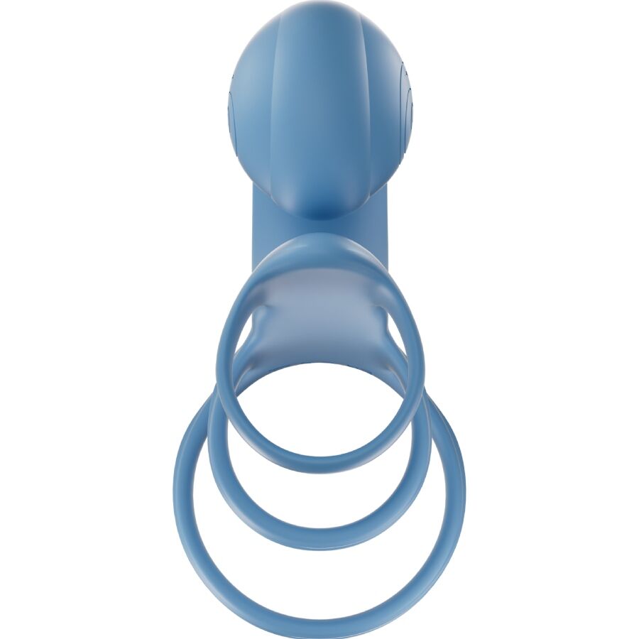 Cockring Vibrant Couple Jovi Arc Télécommande Sans Fil 2 Moteurs - Snail Vibe