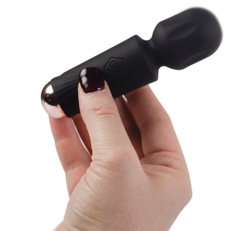 ROCKS-OFF - MINI RECHARGEABLE BAGUETTE 16 FUNCTIONS BLACK TULIP