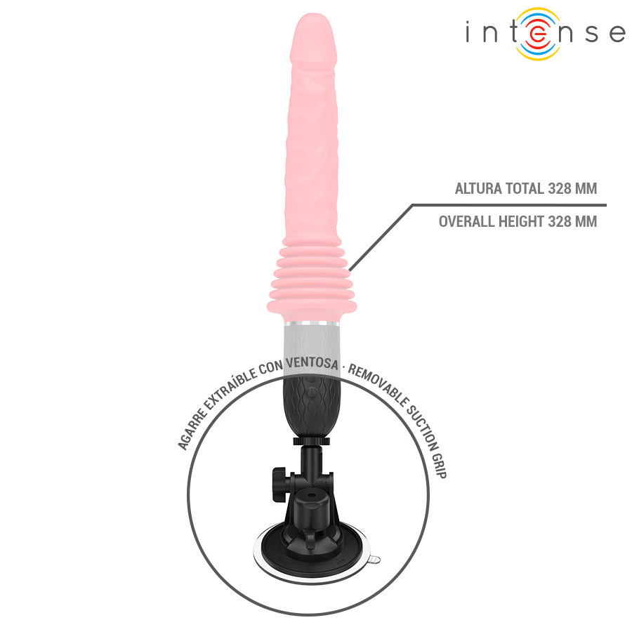 INTENSE - CYNTHIA REMOTE-CONTROLLED THrust Vibrator with Heating