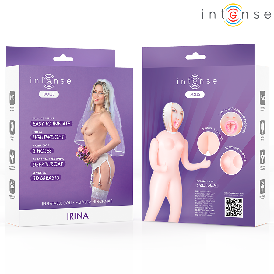 INTENSE DOLLS - IRINA THREE-HOUSE INFLATABLE DOLL