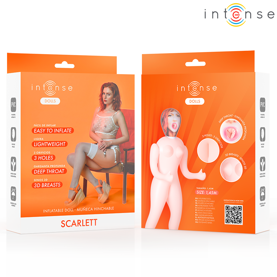 INTENSE DOLLS - SCARLETT THREE-HOUSE INFLATABLE DOLL