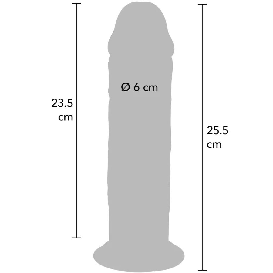 GET REAL - LUXURY THICK DUAL-DENSITY TPE PENIS 25.5 CM