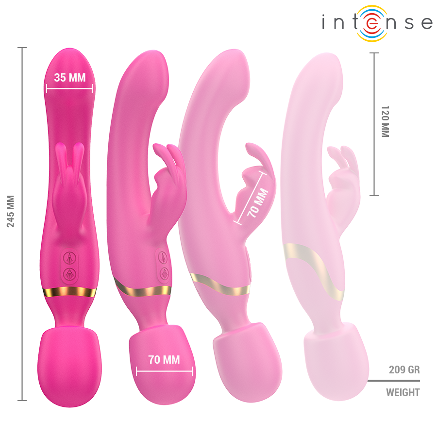 INTENSE - WINONA DOUBLE VIBRATOR RABBIT AND WAND