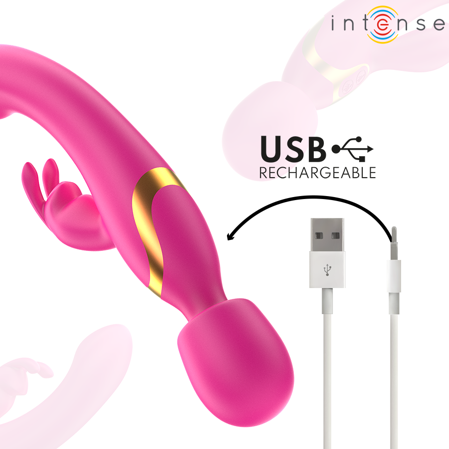 INTENSE - WINONA DOUBLE VIBRATOR RABBIT AND WAND
