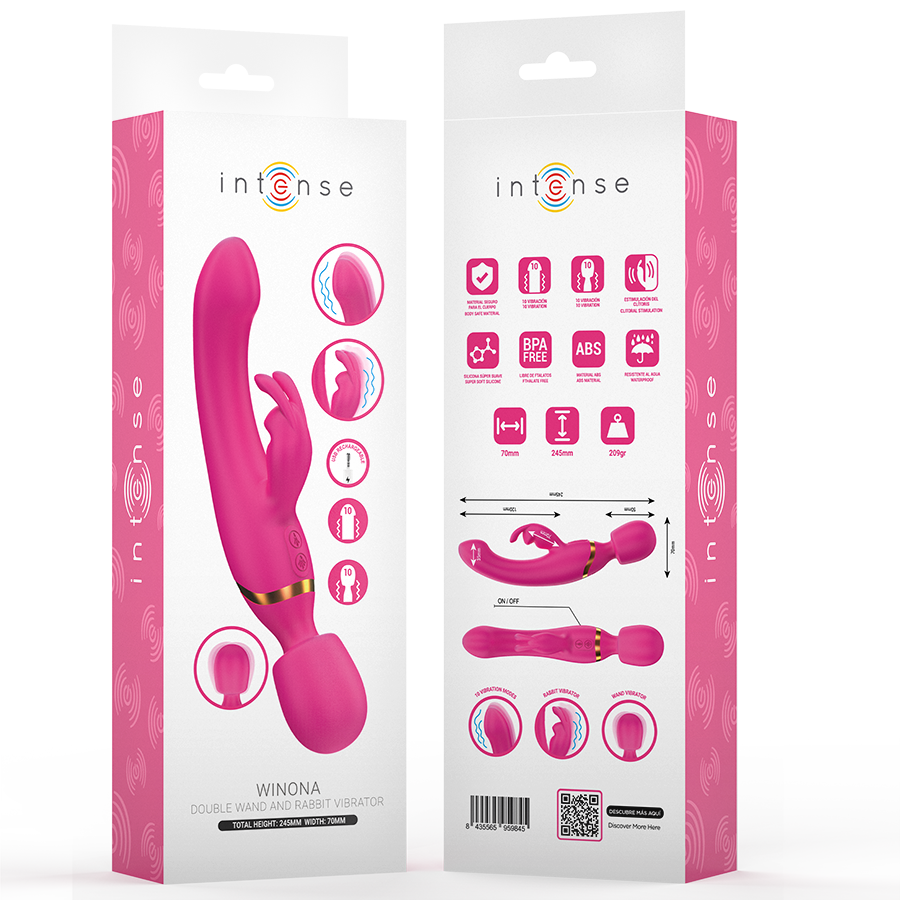 INTENSE - WINONA DOUBLE VIBRATOR RABBIT AND WAND