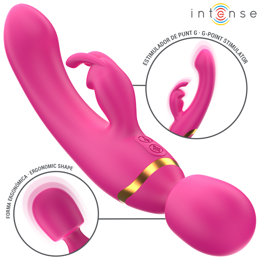 INTENSE - WINONA DOUBLE VIBRATOR RABBIT AND WAND