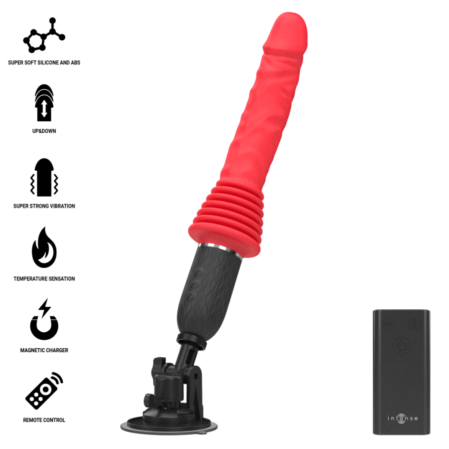 INTENSE - CYNTHIA REMOTE-CONTROLLED THrust Vibrator with Heating