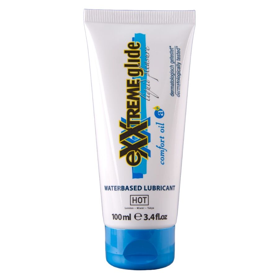 Lubrifiant Eau Exxtreme Glide Huile de Confort A+ 2 Formats - Hot