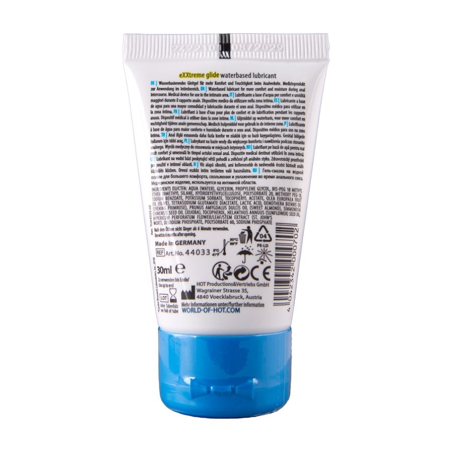 Lubrifiant Eau Exxtreme Glide Huile de Confort A+ 2 Formats - Hot