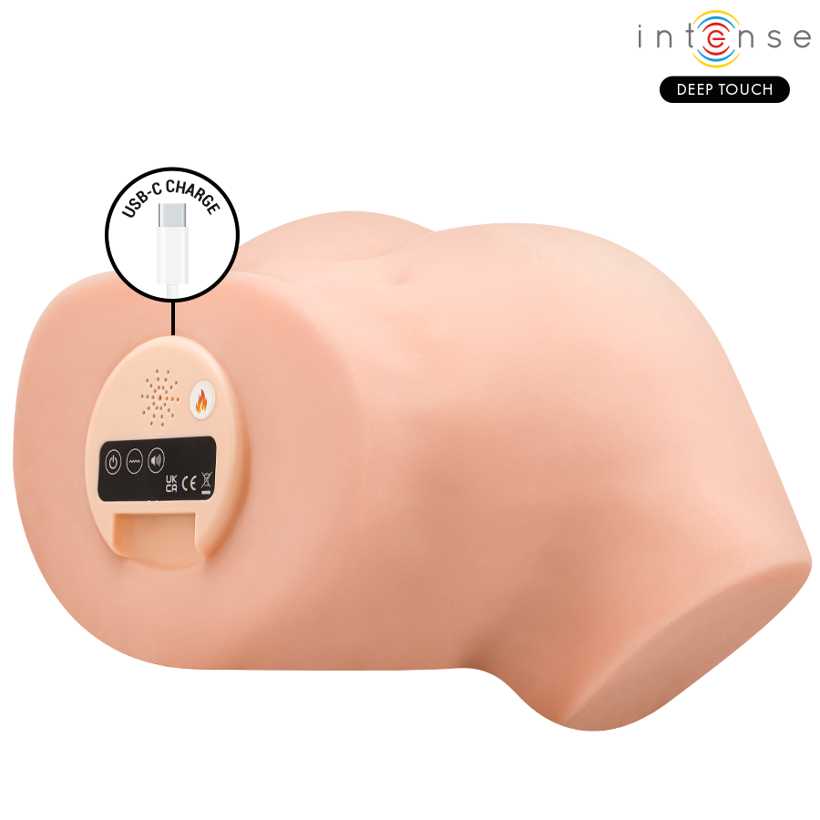 Masturbateur Vaginal Nicole Succion Chaleur Vibration Télécommande - Intense