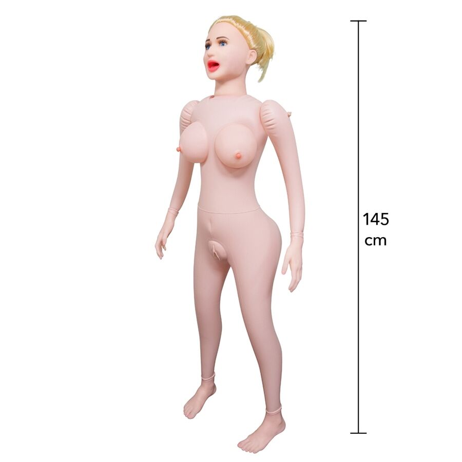 Poupée Gonflable Réaliste Lusty Lola 145 cm 3 Orifices - Hidden Desire