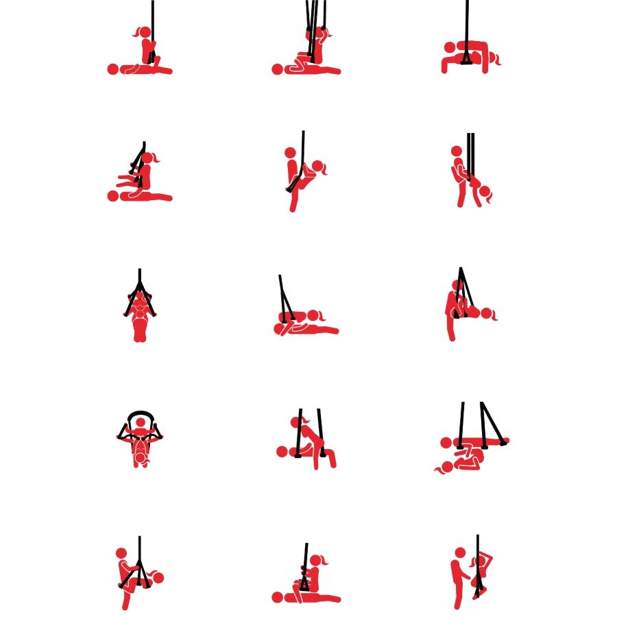 Balançoire Sexuelle Suspendue Anchor Lovers Rotation 360° - Hidden Desire