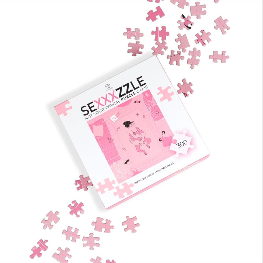Jeu Casse-Tête Coquin Sexxxzzle Puzzle 300 Pièces 120 Défis Osés - Secretplay