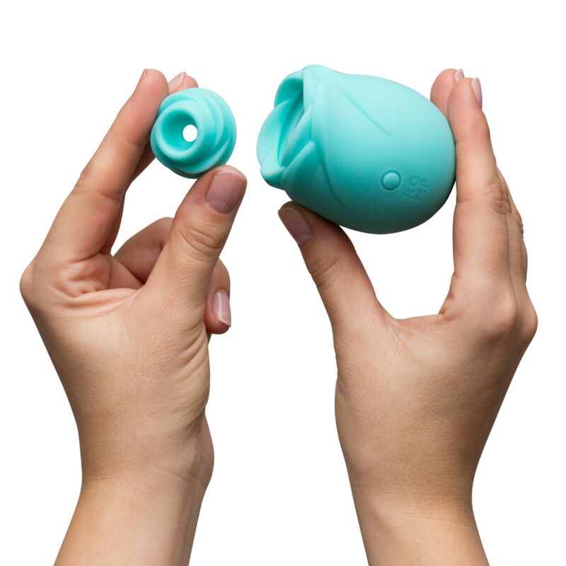 Stimulateur Clitoridien Air Pulsé Rose Glow Phosphorescent 10 Modes - Romp
