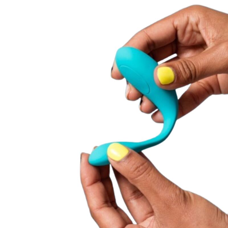 Cockring Vibrant Join Turquoise Étanche 6 Intensités 4 Modes - Romp
