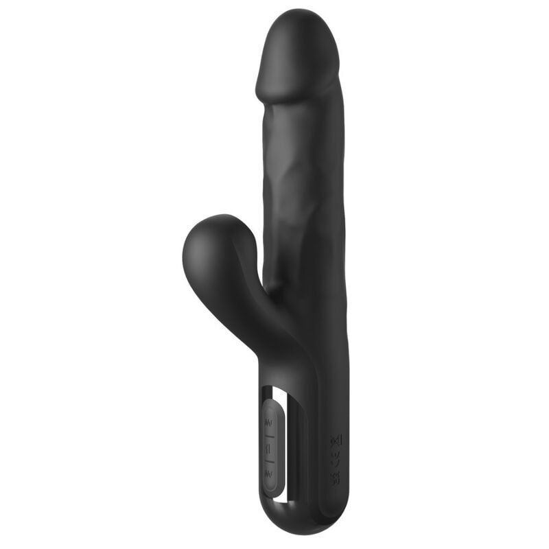 Rabbit va-et-vient Sonix Silicone Thruster noir de Fetish Fantasy vu de face