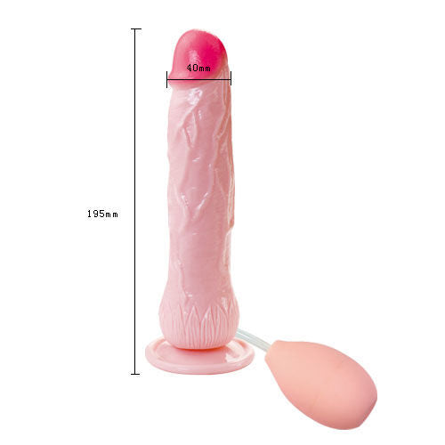 Gode Éjaculateur Réaliste Eros Fountain Ventouse 20 cm - Baile