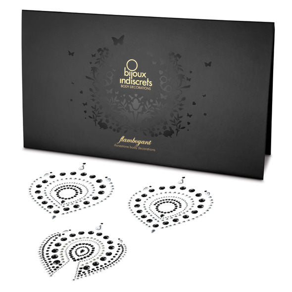 Indiscreet flamboyant black &amp; silver