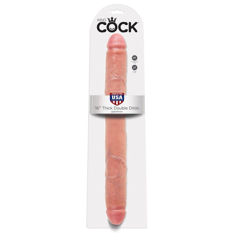Thick double flesh dildo 40.6 cm