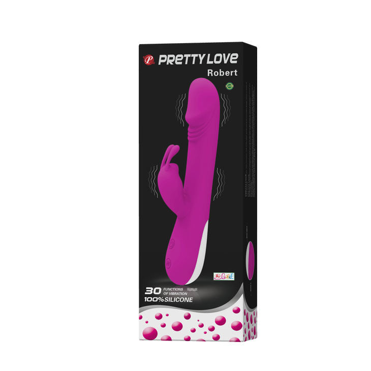 Flirtation vibrator Robert with clitoris stimulator