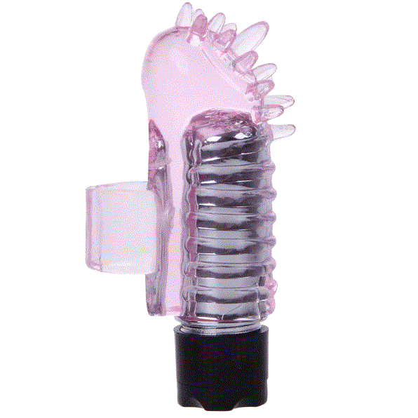 Mini silicone finger vibrator