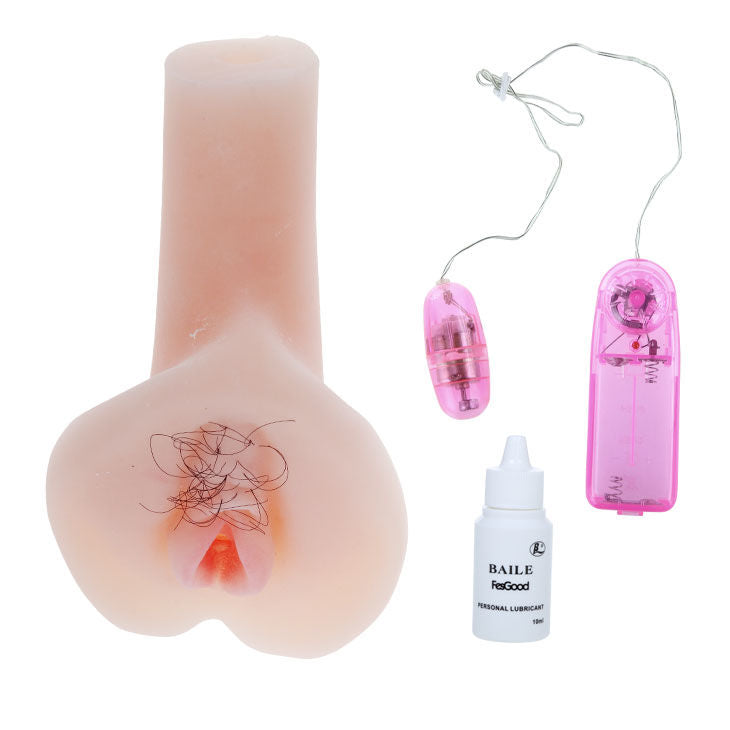 Masturbateur Vagin et Anus Vibrant Ultra Réaliste Double Orifice - Baile
