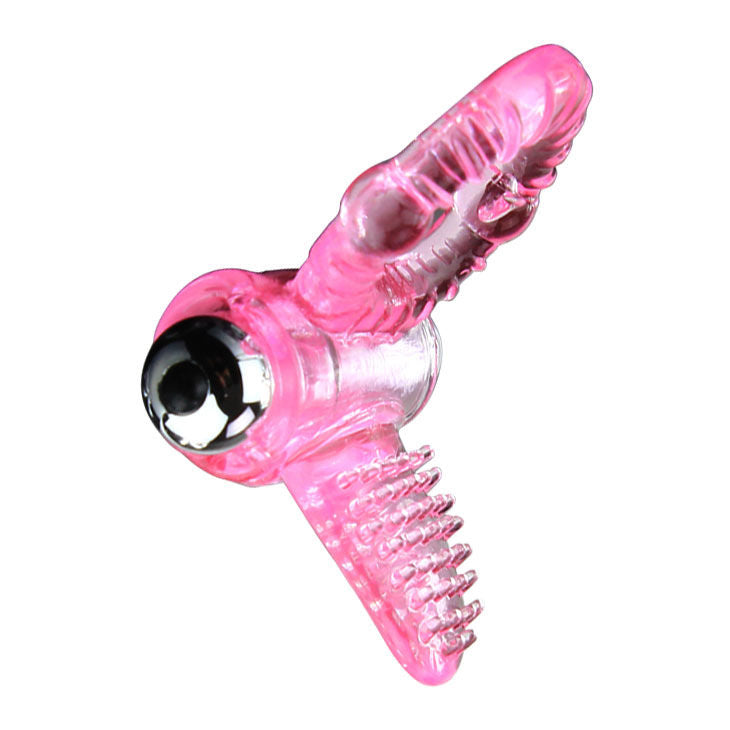 Sweet Abs Pink Vibrating Penis Ring 10 Rhythms